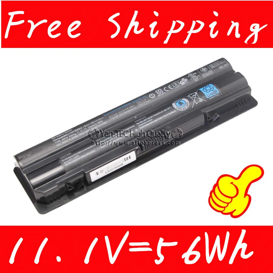 original Battery for DELL XPS 14 XPS 15 L401x L501x L502x L521x 17 L701x 3D L702x Free shipping