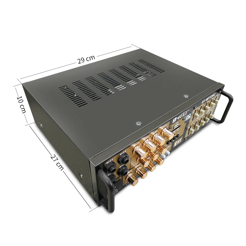 220 В 300 Вт + Φ 2 канальный стерео цифровой BT MP326C усилитель домашний звука для