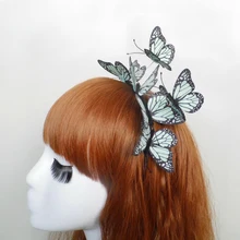 Драгоценность Мода Ткань Бабочка Моделирование высокое качественное оголовье аксессуары для волос