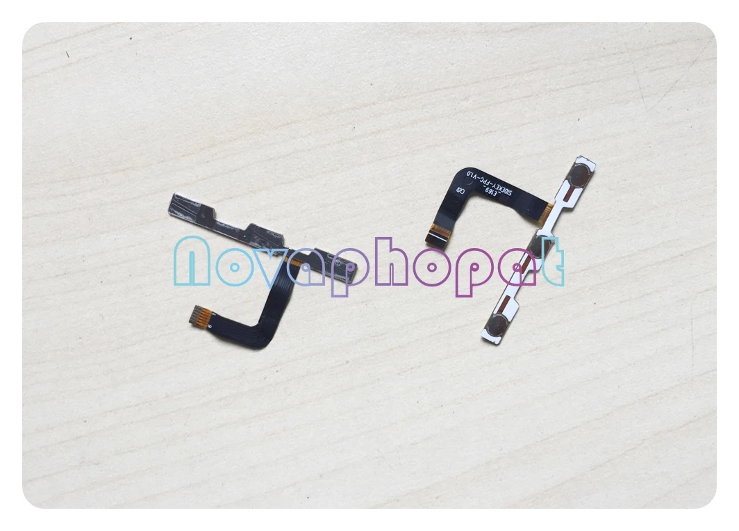 

Novaphopat Power on off Volume up down Switch side Key Button flex cable For ZTE Blade X3 D2 T620 A452 Replacement + tracking