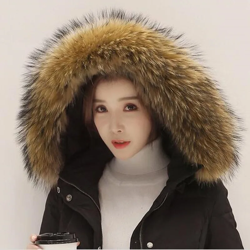 Пуховик на-30 градусов, новинка, зимняя куртка, Женская длинная куртка с большим меховым капюшоном, куртки и пальто на утином пуху, женские толстые парки, LH435