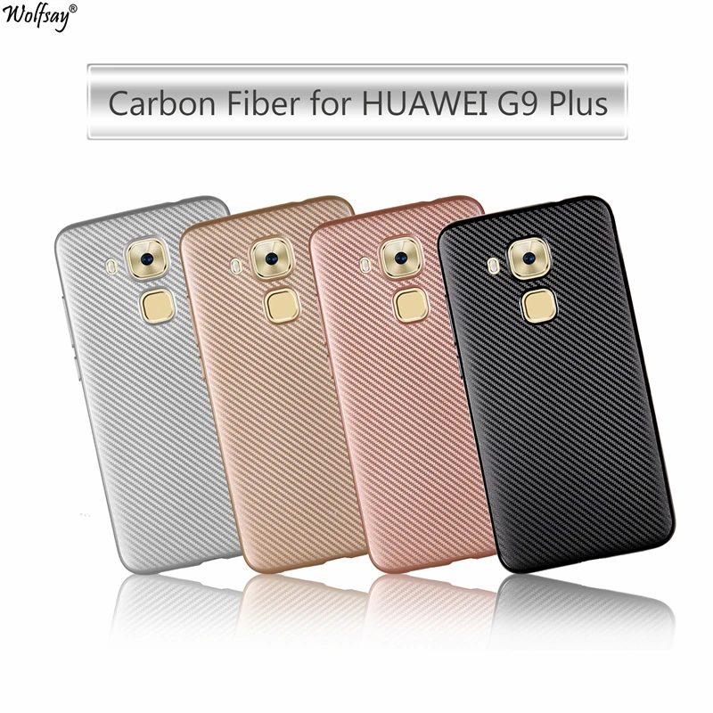 

Wolfsay New Carbon Brushed Case For Huawei Nova Plus Cover Maimang 5 Shockproof Slim Soft Silicone Cases For Huawei G9 Plus