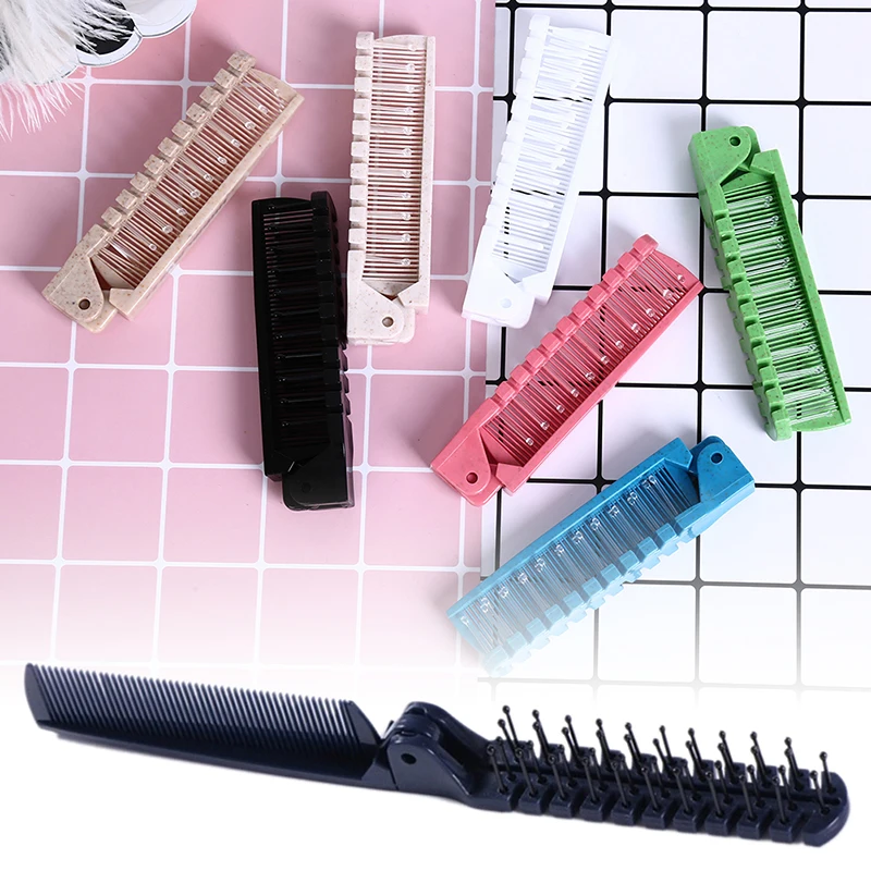 

Cosmetic Salon Anti-Static Combing Folding Hairdressing Folding Hair Brush Comb Tool Accessories For Women Girl