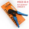 FASEN – pince à sertir HSC8 16-4, outils de sertissage réglables pour 6.0 à 16, 0 mm2 (AWG10-5), manchons de câbles, connecteurs de bornes VE ► Photo 2/6