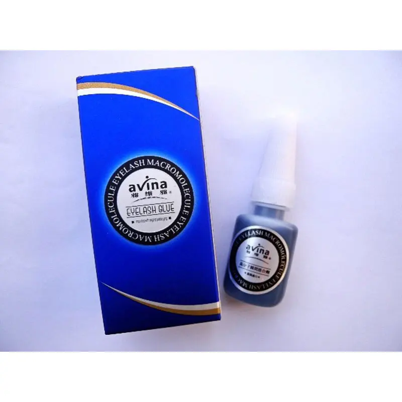 New 10pcs 10ml strong sticky eyelash glue professional makeup black eyelash extension gluein