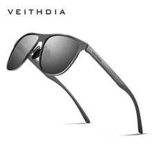 Новинка, бренд VEITHDIA, унисекс, нержавеющая сталь, солнцезащитные очки, поляризационные очки, аксессуары, мужские солнцезащитные очки для мужчин/женщин, gafas VT3920