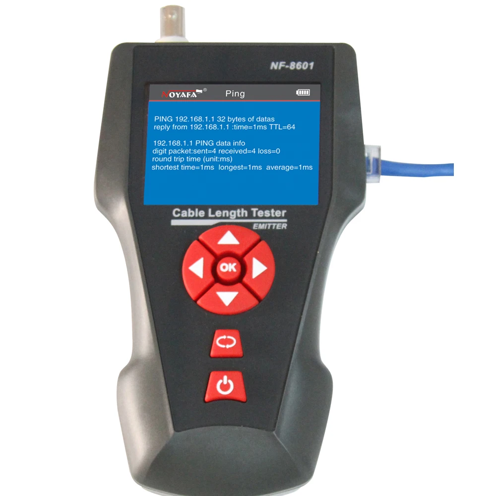 Original-Noyafa-NF-8601W-English-version-Multi-functional-Network-Cable-Tester-LCD-Cable-length-Tester-Breakpoint (2)