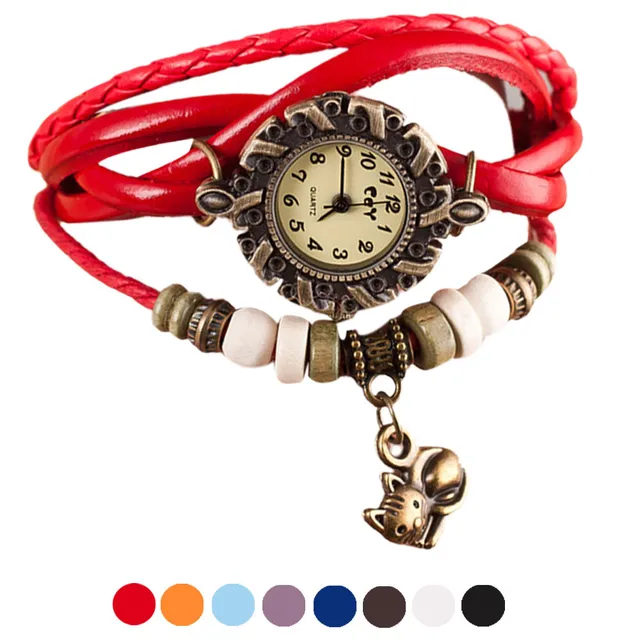 Signore Della Vigilanza Del Quarzo Regalo Orologio Moda Femminile Weave Intorno Signore Della Vigilanza Del Quarzo Regalo Orologio Moda Femminile Weave Intorno