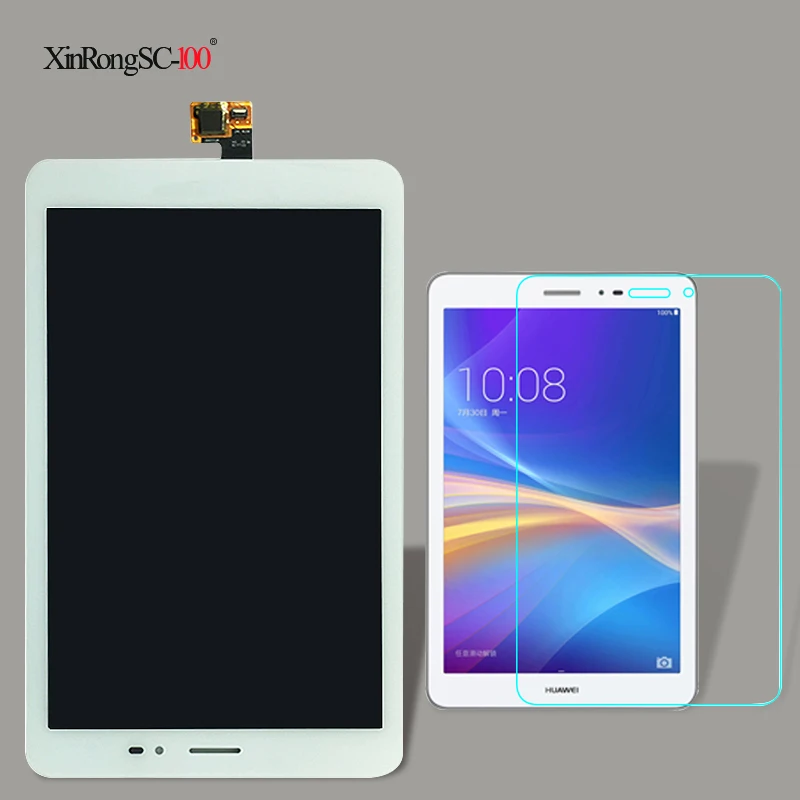 Стеклянная пленка 8 дюймов для Huawei Mediapad T1 0 3G S8 701u Honor Pad T1|ЖК-экраны и панели