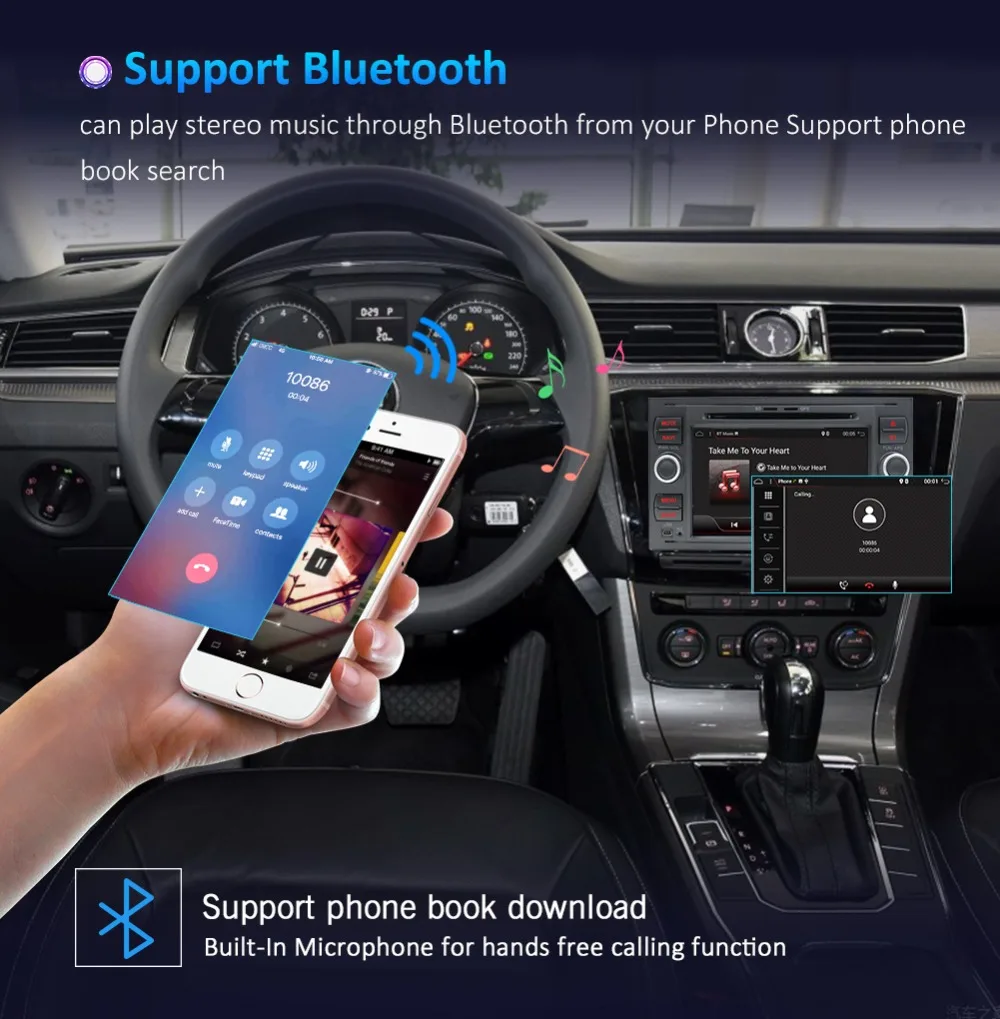 32G 2din Android 9,0 DAB автомобильный dvd-плеер в тире для Ford Transit Focus подключение S-MAX Kuga Mondeo Восьмиядерный Wifi 4G gps Bluetooth