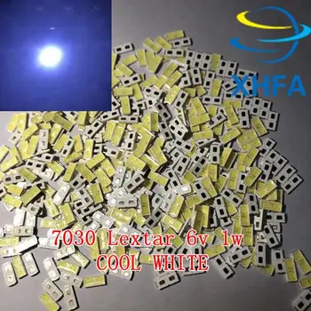 

50PCS For Lextar LED LCD Backlight 100LM 1W 7030 6V Cool white LED LCD TV Application SMD 7030 led cold white