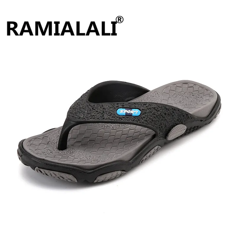 Ramialali الرجال أكوا أحذية الصيف نعال شاطئ المياه الصنادل الرجال الشرائح البلاستيك الأحذية في الهواء الطلق تنفس المنبع أحذية