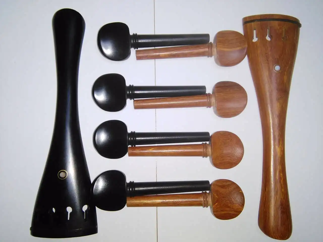 

2 Set Cello parts 4/4 including 1 set rose wood cello parts and 1 set ebony parts