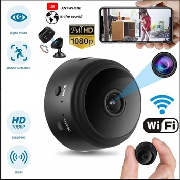 

Mini IP Camera Wireless WiFi HD 1080P Hidden Home Security Cam Night Vision with Card