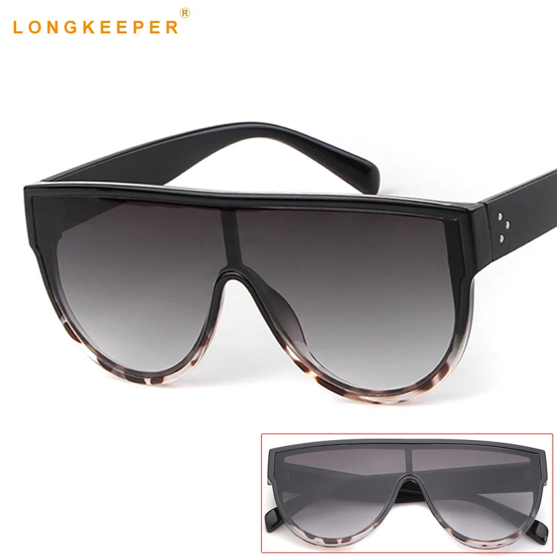 

Lady Flat top Oversized Sunglasses Women Retro Female Big Frames UV400 Cat Eye Sunglass Electroplated Rivet Sun Glasses Shades
