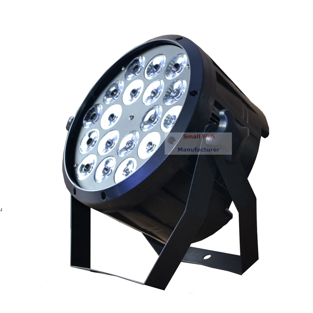 12 шт. Led Par Светильник 18X10 Вт 4в1 RGBW Led тонкий Par Может стробоскоп лазерный DMX DJ дискотека Профессиональный Сценический светильник s звук вечерние оборудование