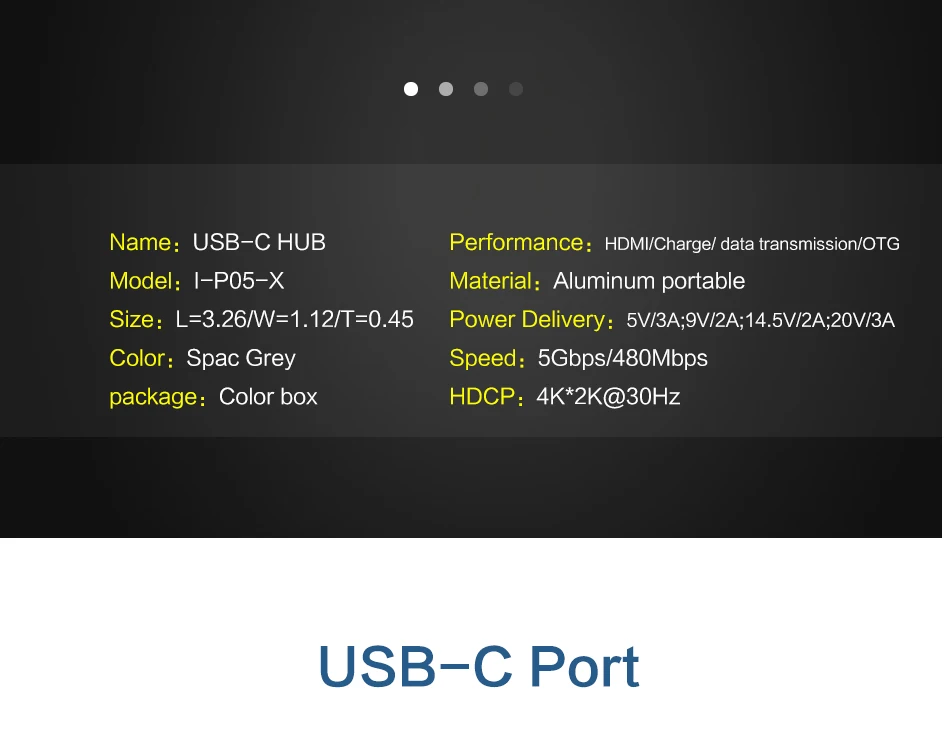 Тип с разъемами типа C и HDMI+ USB3.0/2,0+ зарядка PD для macbook и телефона, чтобы контролировать проекции Thunderbolt 3 адаптер