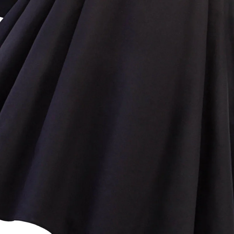 ShejoinSheenjoy Black Vintage Dress V-Neck Long Sleeve Autumn Winter A-Line Dresses Womens Clothing Ball Gown Party Dresses (7)