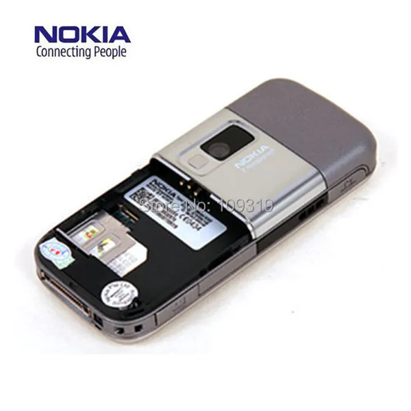 6233 Nokia разблокированный 6233 сотовый телефон bluetooth mp3 2MP плеер один год гарантии отремонтированный