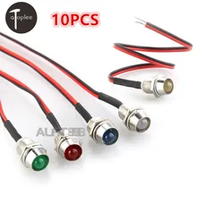 10 PCS Red White Yellow Blue Green Color LED Signal Light DC 12V Indicator Light LED Emergency Signals Indicator Light Bulb цена 10 PCS Red White Yellow Blue Green Color LED Signal Light DC 12V Indicator Light LED Emergency Signals Indicator Light Bulb цены онлайн