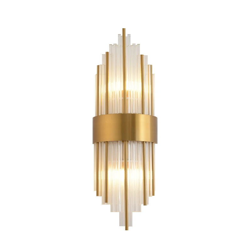 Современное искусство H60cm 110v 220v led Хрустальное украшение латунь нержавеющая
