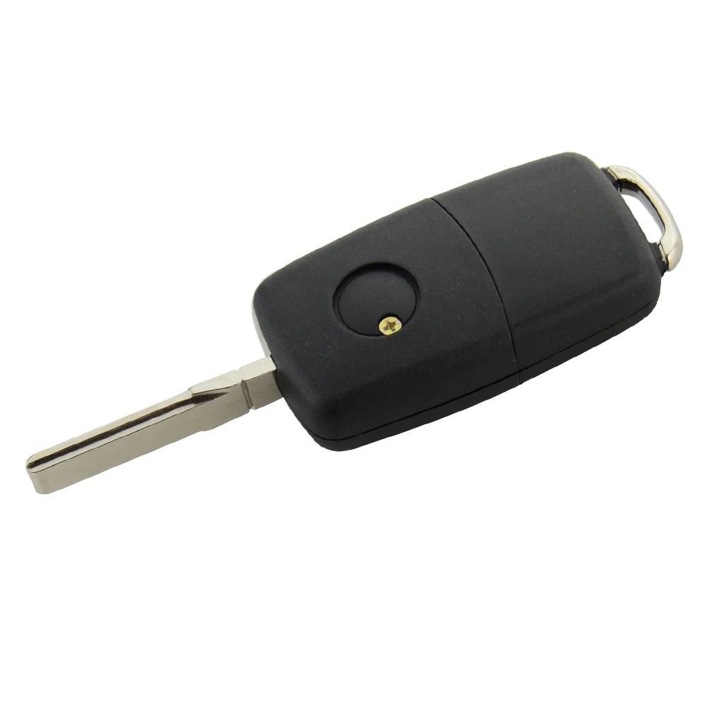 Автомобильный ключ OkeyTech, 3 кнопки, 434 МГц, флип-брелок, пустой клинок ID48, чипы K17, подходит для VW SKODA SEAT 1J0 959 753 DA 1J0 959 753 AH