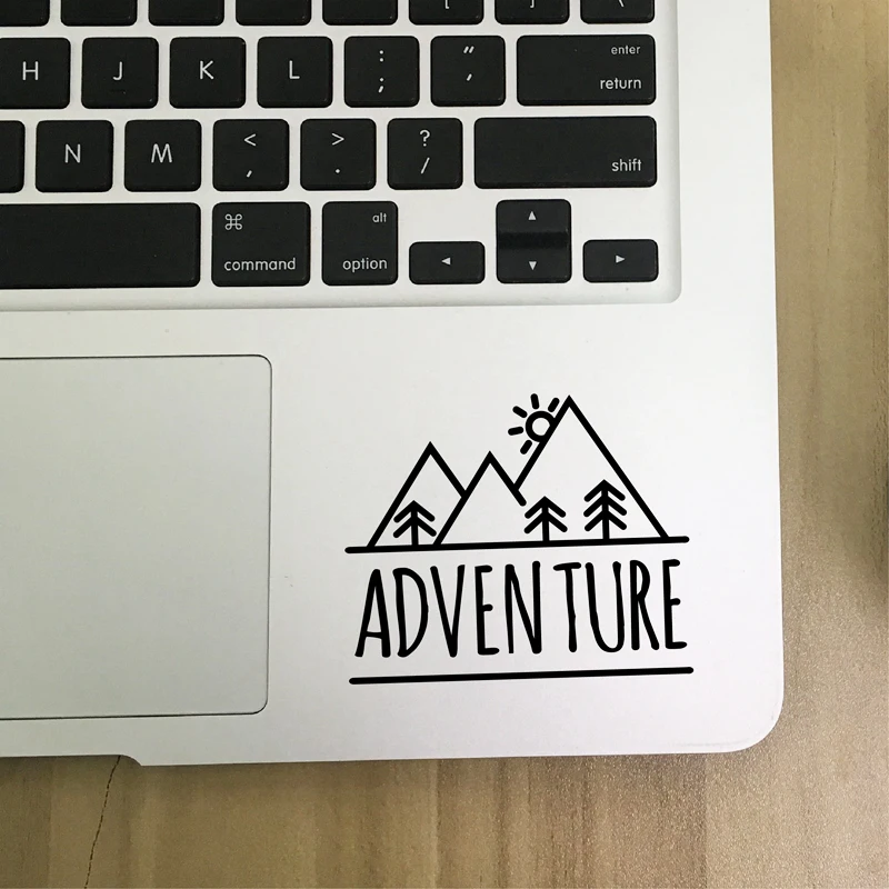 Adventure Quote Laptop Decals Decoration Mobile Phone Sticker Mountain Camping Vinyl Sticker Outdoorsy Car Window Decor 3d wall stickers