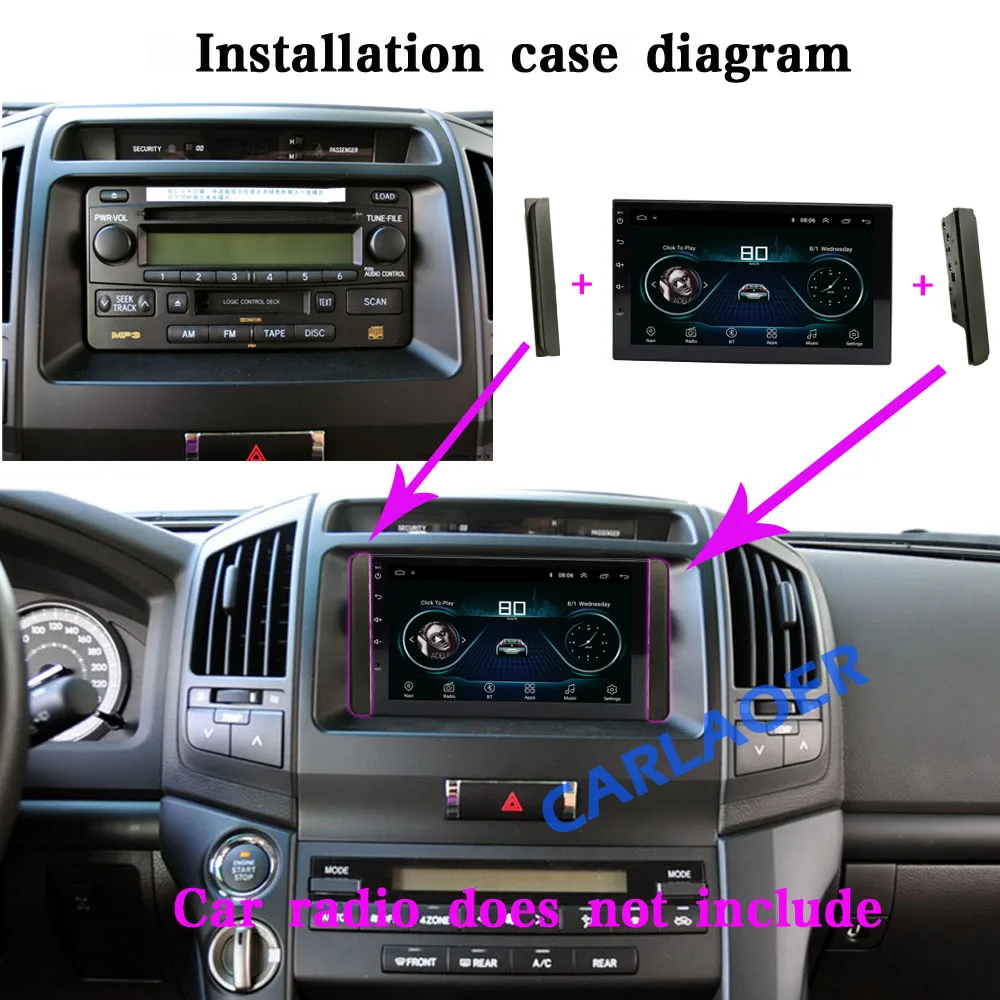 2 Din рамка для автомагнитолы для Toyota Camry Vios Corolla Wish Altis 4500 для большинства Toyota старых радио аудио стерео панель комплект отделки