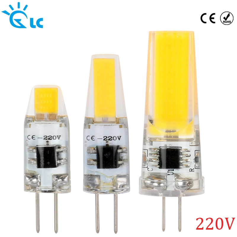 Aliexpress.com : Buy 10PCS/Lot G4 LED AC 220V 1W 2W 3W High Quality LED ...