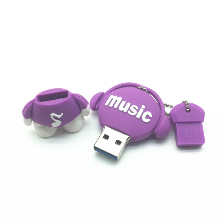 High Speed USB 3.0 PenDrive Cartoon 32GB Music Man USB Flash Drive 4GB 8GB 16GB Pen Drive Musician Flash Memory Stick U Disk