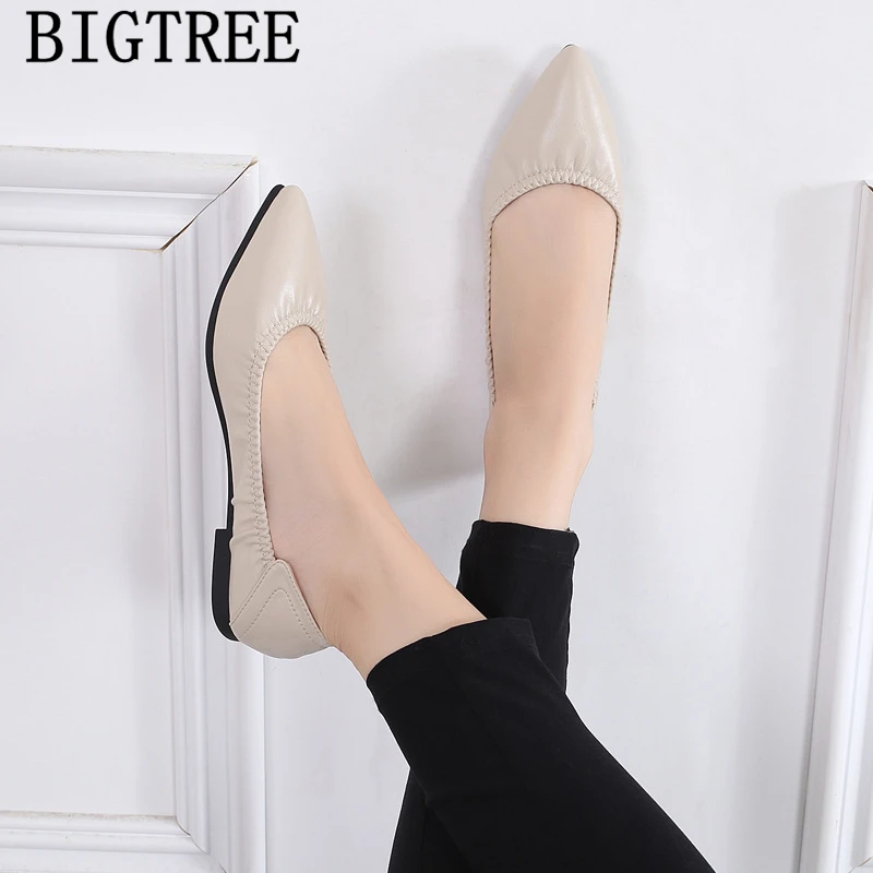 

harajuku shoes korean style women loafers pointed toe flats slip on shoes for women creepers creepers black shoes for women bona