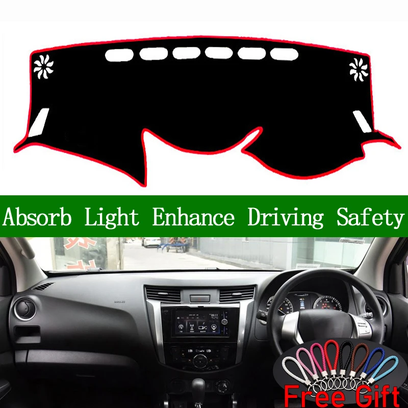 

For Nissan terra 2018 Right Hand Drive Dashboard Cover Car Stickers Sun Shade Dash Mat Carpet Interior Accessories