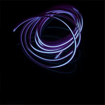 

JXF Car Lights Signal Decorative Lamp Accessories 10 color EL Wire Neon Dance Festival led strip With with sewing edge interior