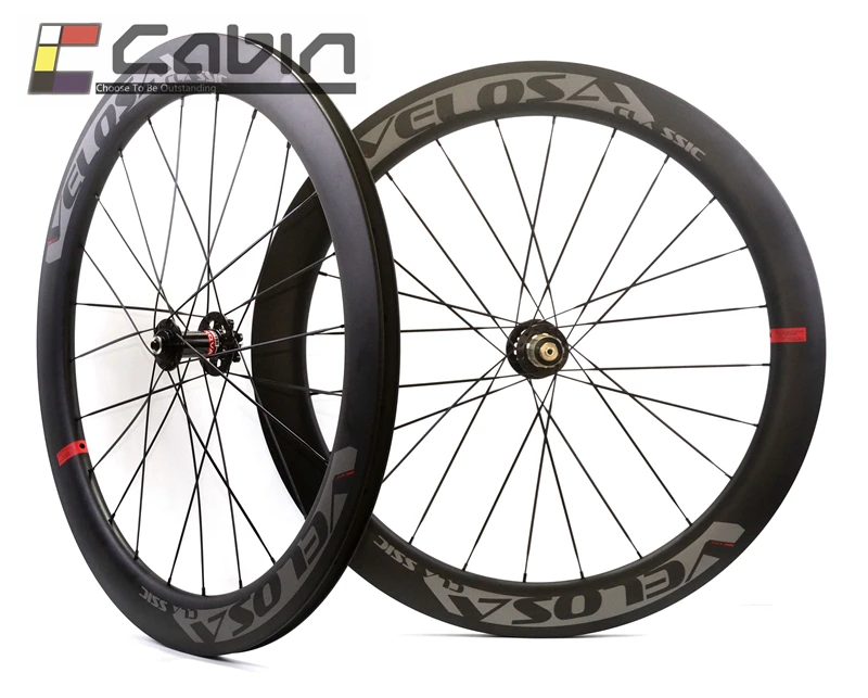 Velosa Disc 60 road дисковый тормоз колесная пара. 700C углеродное колесо для дорожного