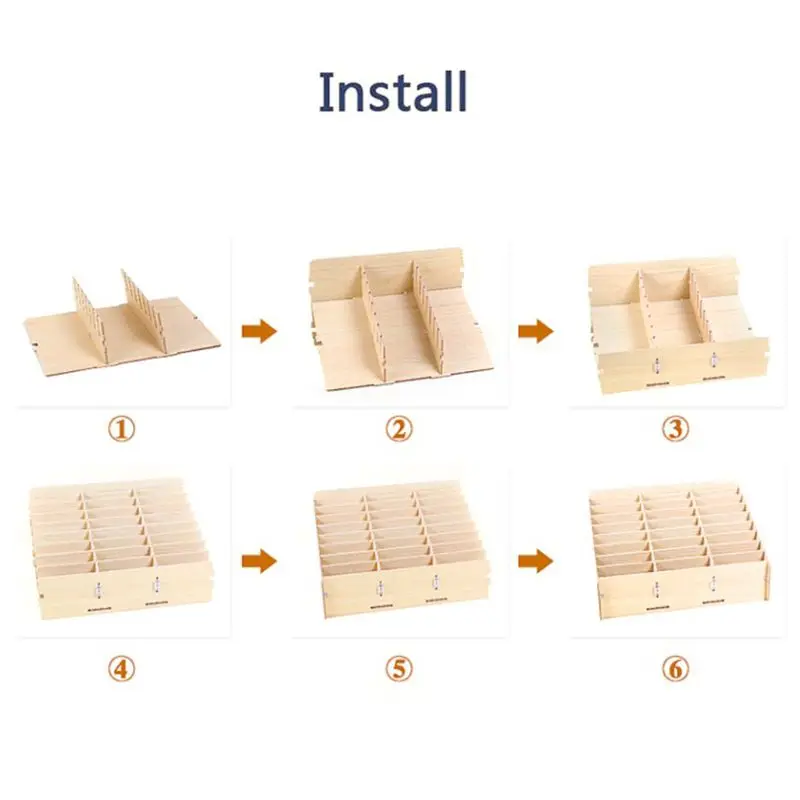 24 ячейки Мультифункциональный деревянный ящик для хранения мобильного телефона ремонтный инструмент Органайзер