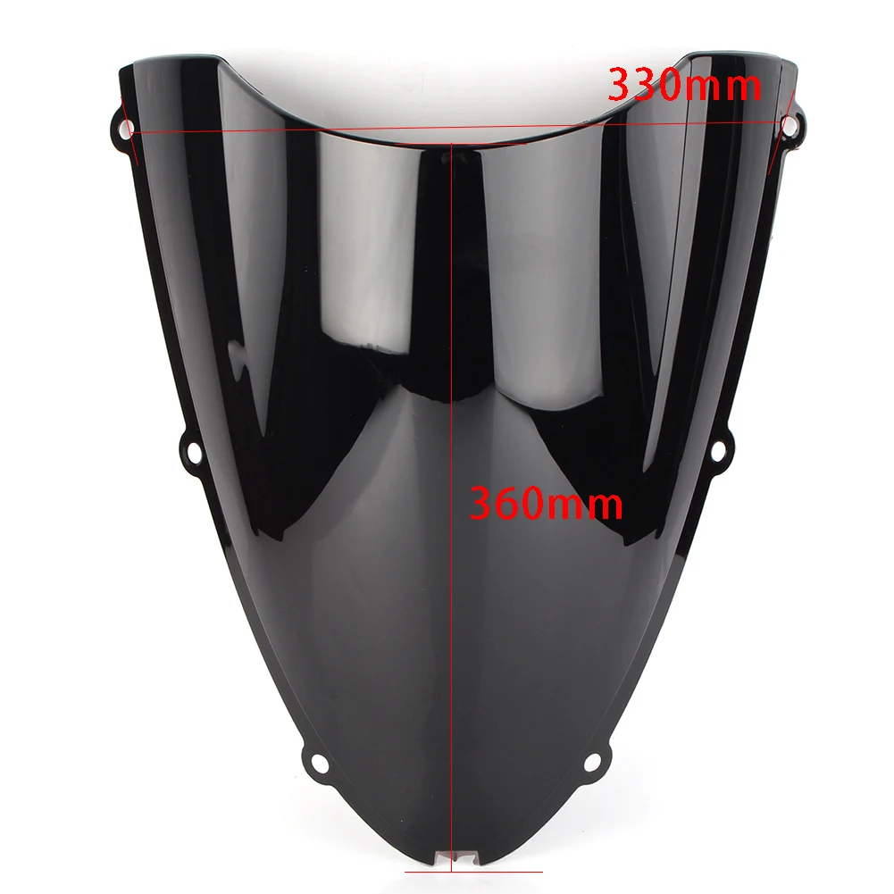 Лобовое стекло мотоцикла ветровое стекло Double Bubble для Kawasaki Ninja ZX6R 2005 2006 2007 2008& ZX636 2005-2006