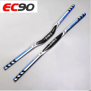 

New EC90 3K Glossy Carbon Fiber MTB Bicycle Falt/rise Handlebar Mountain Bike Parts Bar 31.8mm*700-760mm Cycling Parts Gloss