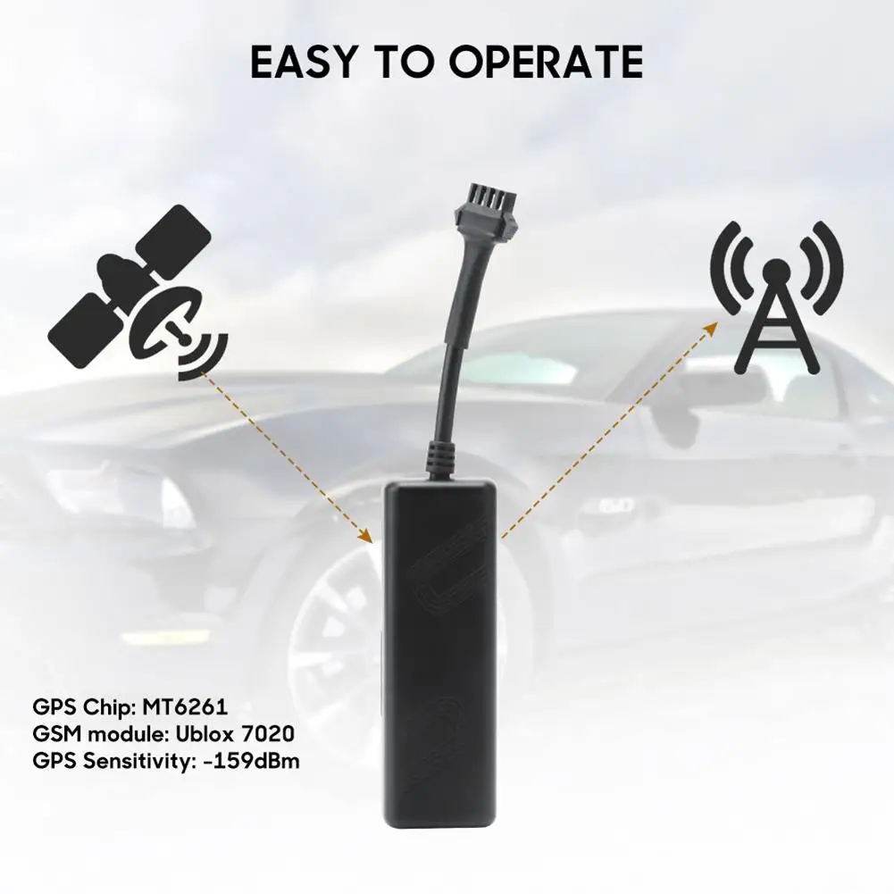gps device TK205 Car Motorcycle Electric Vehicle GPS Locator Tracker Car Built-in GSM / GPS Antenna Car GPS Locator gps device