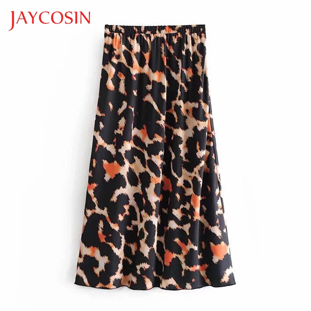 

JAYCOSIN Fashion Women Leopard Print Tight Fitting Buttock Skirt Pencil Knee-Length Womens Skirts New Arrival 2019 Fitted