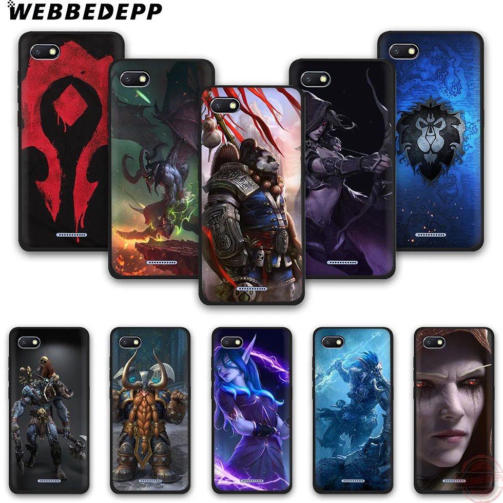 

WEBBEDEPP World of Warcraft TPU phone case for Redmi Note 6Pro 7Pro 4A 4X 5 5A 6A 6Pro 7 S2 note 8