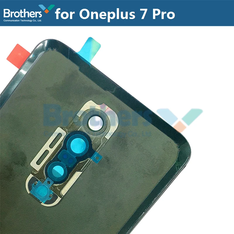 Оригинальная задняя крышка для Oneplus 7 Pro корпус аккумулятора со стеклянным