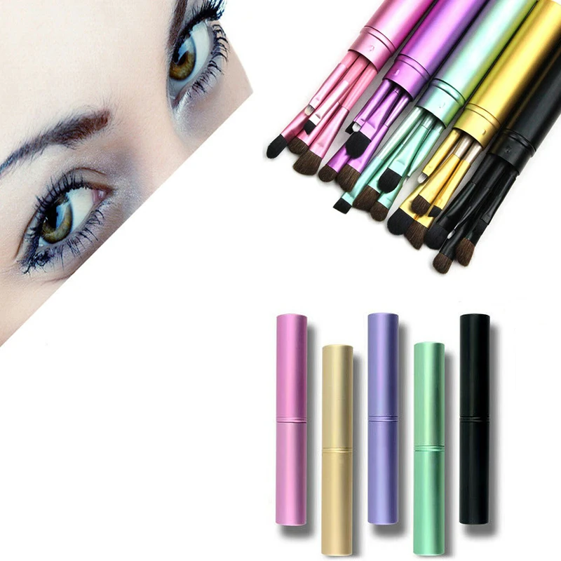 

New Fashion Travel Portable Mini Eye Makeup Brushes Set use for Eyeshadow Eyeliner Eyebrow Brush Lip Make Up Brush kit