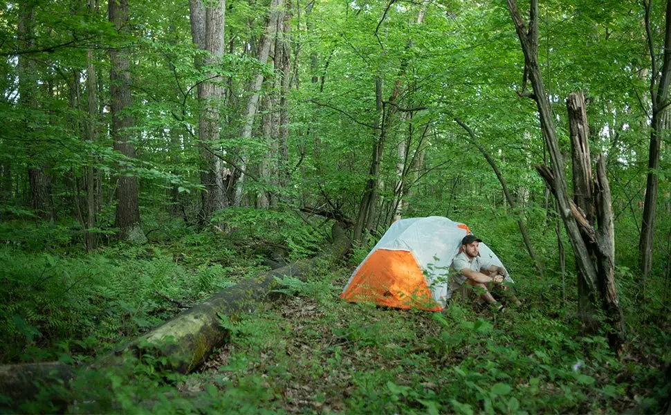 Оранжевый/белый цвет Hubba NX 1 человек легкий рюкзак палатка, CZX-305 Водонепроницаемый Сверхлегкий 1 человек палатка поставляется с листом