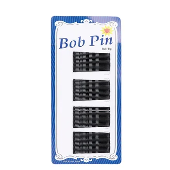 

60Pcs/Set Black Hairpins Hair Pure Metal Twist Of Perfect Contact Partner Invisible Wave Hairgrip Hair Clips Accessories