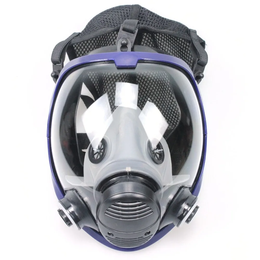 

Full Face Outdoor Cycling Mask Respirator Gas Mask Anti-dust Chemical Safety Mask with Cotton Filter for Industry Painting Hot