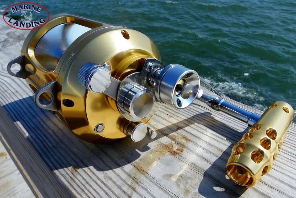 Carretel de Pesca Carretel de Fiação de Pesca de Água Carretilhas de Pesca ao Corrico de Pesca de Fundição Topline Combater Trolling Direita Rolamentos Salgada Mão 15 de Água Salgada Carretilhas de Pesca Ao Corrico De Pesca De Fundição