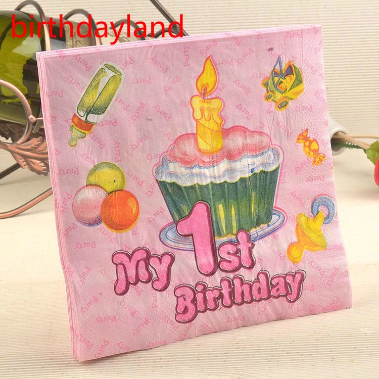 20 Pirate Party Napkins Tableware Serviette Tissue Decoration Kids Fun Birthday