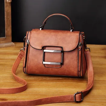 

Hot!Crossbody Bags For Women Messenger Bags 2020 Vintage Leather Bags Handbags Women Famous Brand Small Shoulder Sac