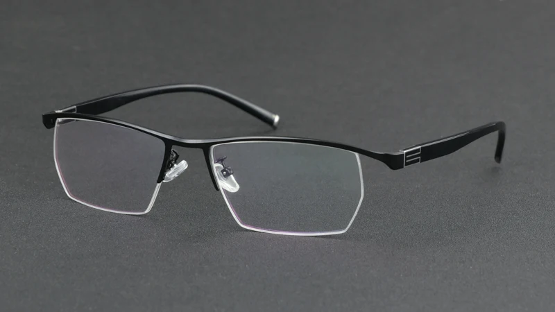 Мужские умные асимптотически многофокусные прогрессивные очки для чтения высокого качества бифокальные очки для дальнозоркости и дальнозоркости - Цвет оправы: Черный