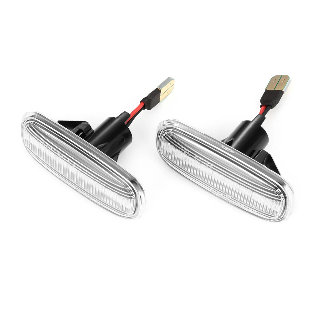 2 pieces Blinker Amber Smoke LED Dynamic Turn Signal Lamp for Audi TT 2000-2006 A3 S3 8P A8 D2 8N Flowing Car Side Marker Light